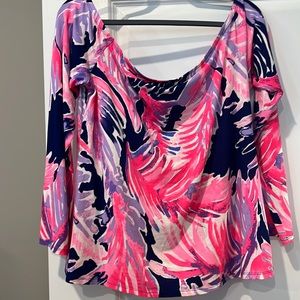 Lilly Pulitzer Audelia Off the Shoulder Top